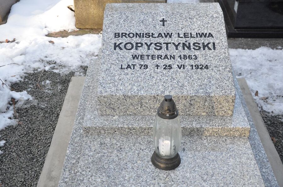 IPN odnowił grób powstańca styczniowego Bronisława Kopystyńskiego. Fot. Janusz Ślęzak (IPN)