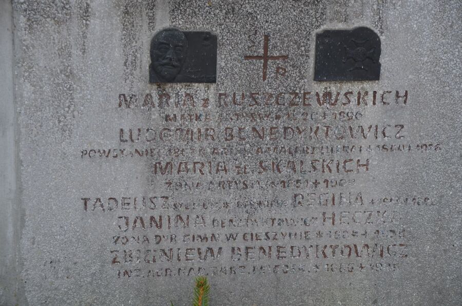 Grób powstańca styczniowego Ludomira Benedyktowicza. Fot. Janusz Ślęzak (IPN)