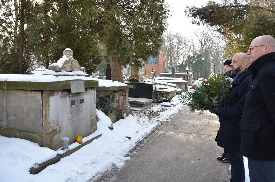 Grób powstańca styczniowego Ludomira Benedyktowicza. Fot. Janusz Ślęzak (IPN)