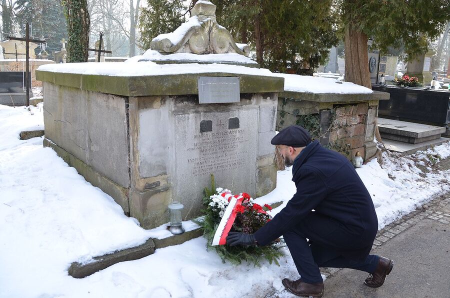 Grób powstańca styczniowego Ludomira Benedyktowicza. Fot. Janusz Ślęzak (IPN)
