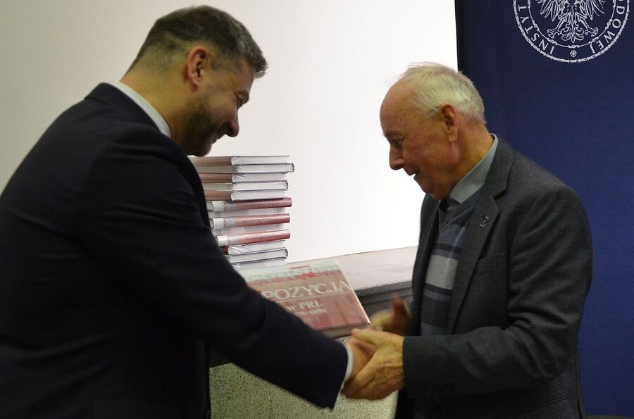 Promocja piątego tomu „Encyklopedii Solidarności” w Krakowie. Fot. Janusz Ślęzak (IPN)