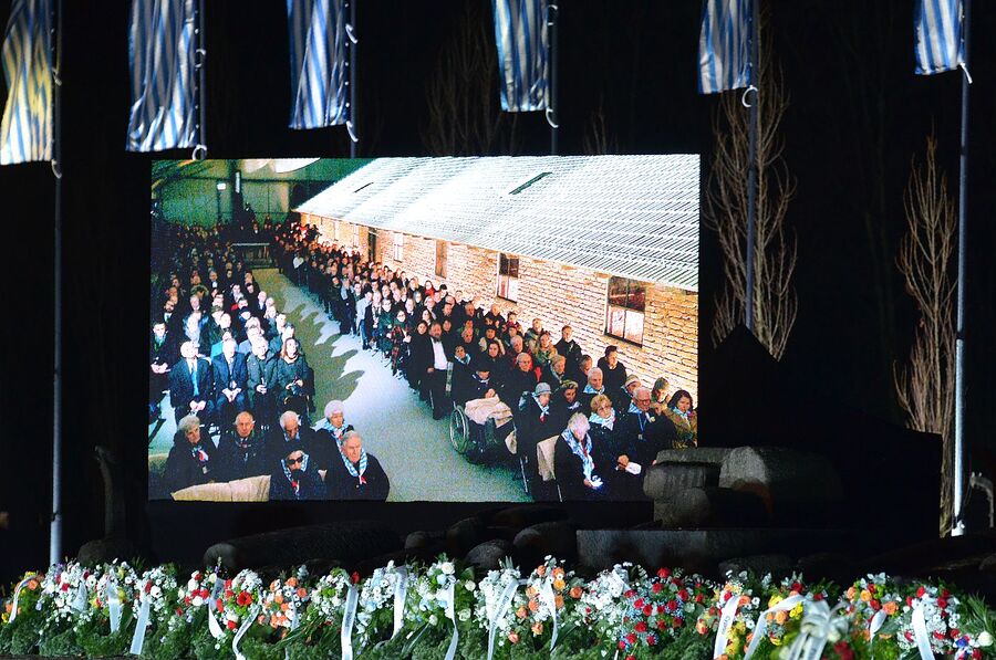 Obchody Międzynarodowego Dnia Pamięci o Ofiarach Holokaustu. Fot. Janusz Ślęzak (IPN)