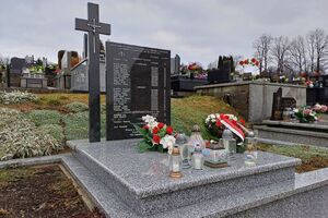 80. rocznica niemieckiej zbrodni w Łyszkowicach. Fot. IPN