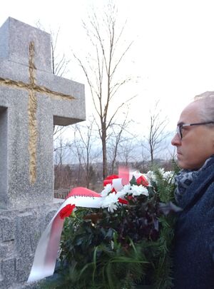 Pomnik zamordowanych Romów w Imbramowicach. Fot. IPN
