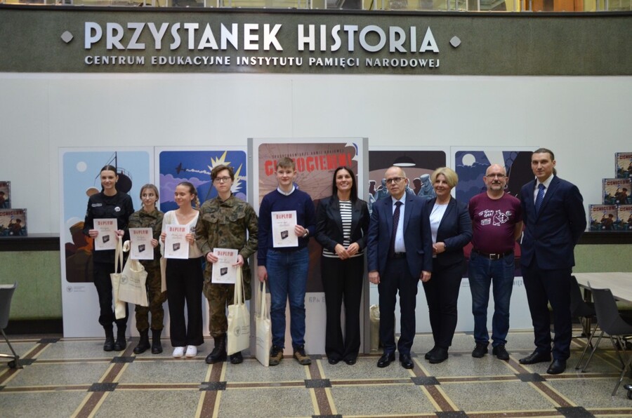 Premiera gry planszowej IPN „Cichociemni. Spadochroniarze AK”. Fot. Żaneta Wierzgacz (IPN)