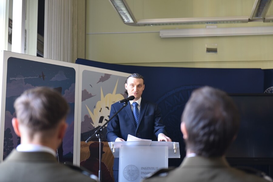 Premiera gry planszowej IPN „Cichociemni. Spadochroniarze AK”. Fot. Żaneta Wierzgacz (IPN)