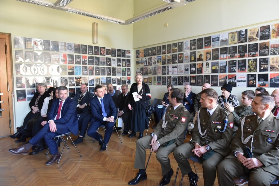 Premiera gry planszowej IPN „Cichociemni. Spadochroniarze AK”. Fot. Żaneta Wierzgacz (IPN)