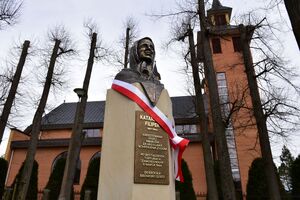 Odsłonięcie pomnika Katarzyny Filipek. Fot. Żaneta Wierzgacz (IPN)