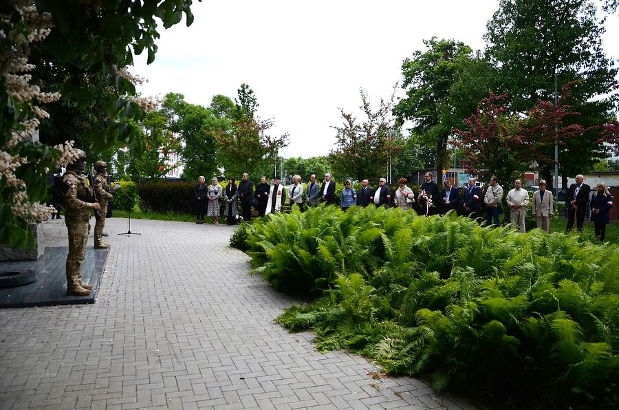 80. rocznica walki stoczonej w Łęgu przez żołnierzy AK. Fot. Janusz Ślęzak (IPN)