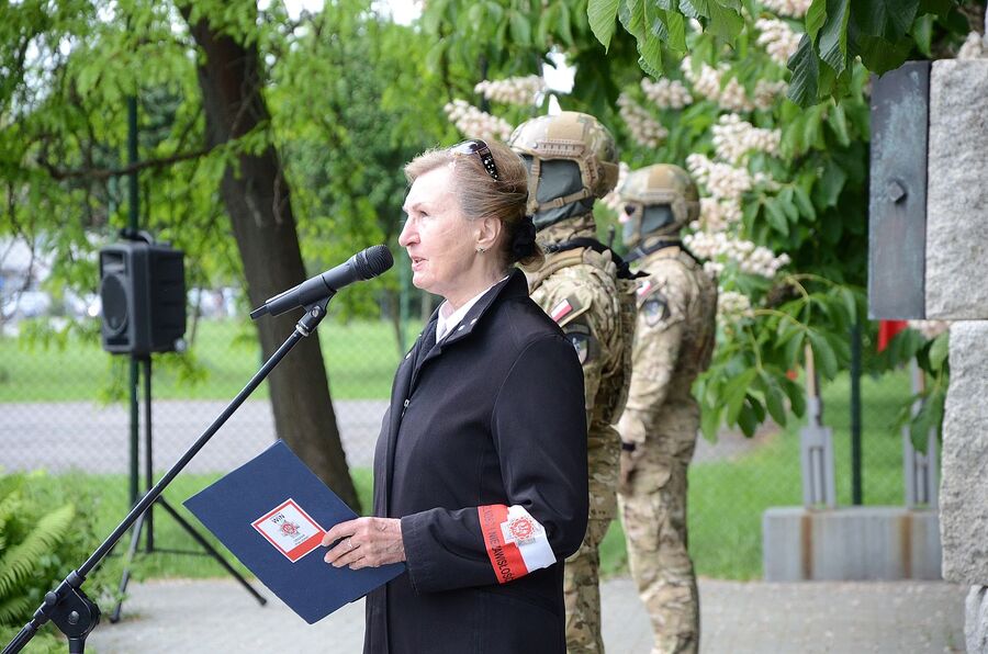 80. rocznica walki stoczonej w Łęgu przez żołnierzy AK. Fot. Janusz Ślęzak (IPN)