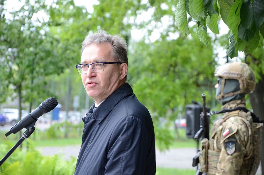 80. rocznica walki stoczonej w Łęgu przez żołnierzy AK. Fot. Janusz Ślęzak (IPN)