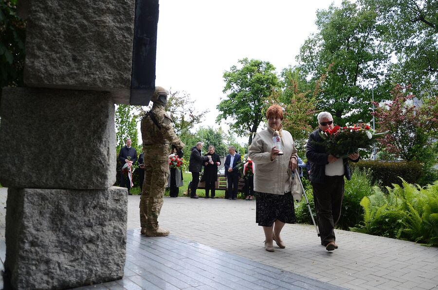 80. rocznica walki stoczonej w Łęgu przez żołnierzy AK. Fot. Janusz Ślęzak (IPN)