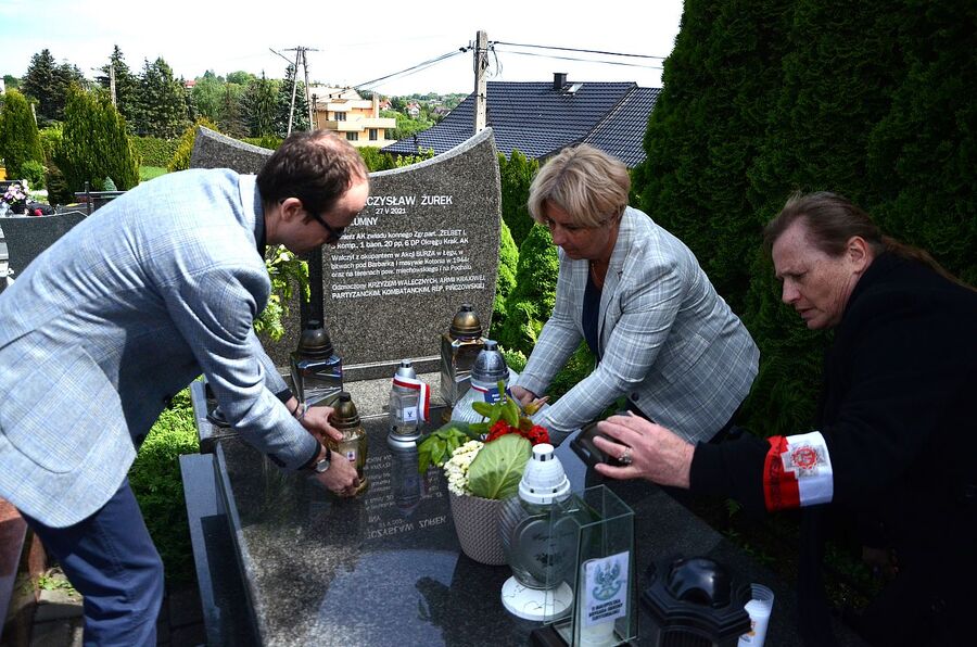 Grób mjr. Mieczysława Żurka „Szumnego”. Fot. Janusz Ślęzak (IPN)
