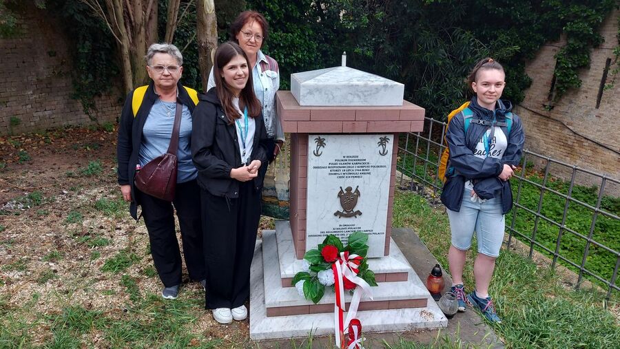 Wyprawa szlakiem 2. Korpusu Polskiego we Włoszech. Fot. IPN