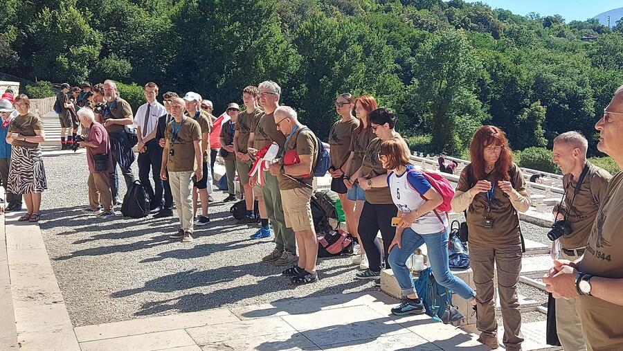 Wyprawa szlakiem 2. Korpusu Polskiego we Włoszech. Fot. IPN