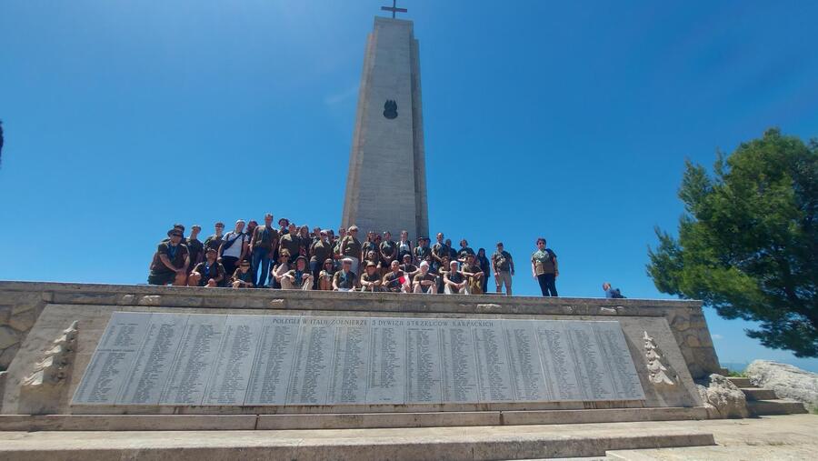 Wyprawa szlakiem 2. Korpusu Polskiego we Włoszech. Fot. IPN