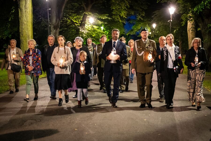 76. rocznica śmierci rtm. Pileckiego. Park Jordana w Krakowie. Fot. Agnieszka Masłowska (IPN)