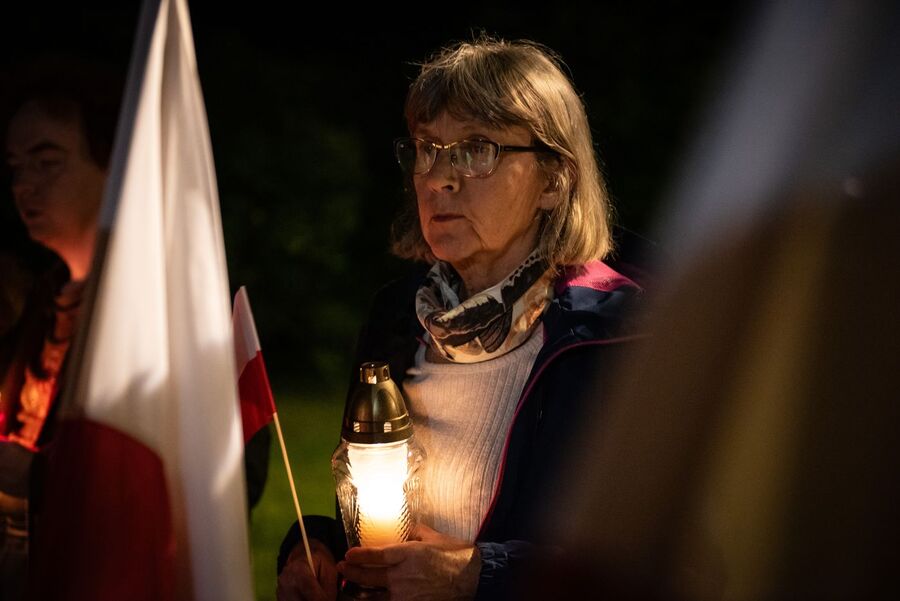 76. rocznica śmierci rtm. Pileckiego. Park Jordana w Krakowie. Fot. Agnieszka Masłowska (IPN)