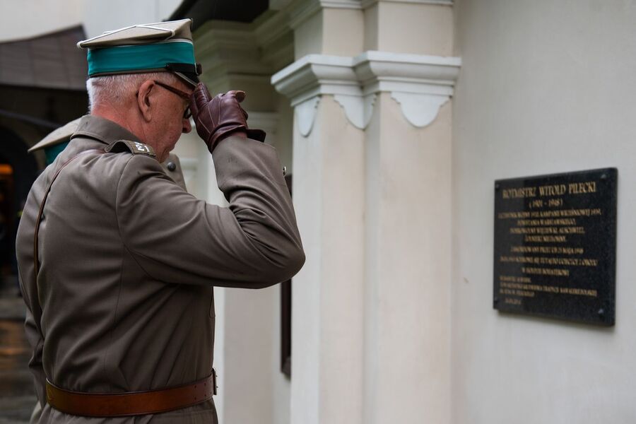 76. rocznica śmierci rtm. Pileckiego. Klasztor bernardynów w Alwerni. Fot. Agnieszka Masłowska (IPN)