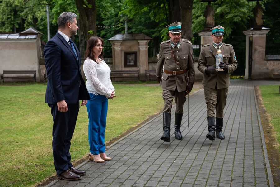 76. rocznica śmierci rtm. Pileckiego. Klasztor bernardynów w Alwerni. Fot. Agnieszka Masłowska (IPN)