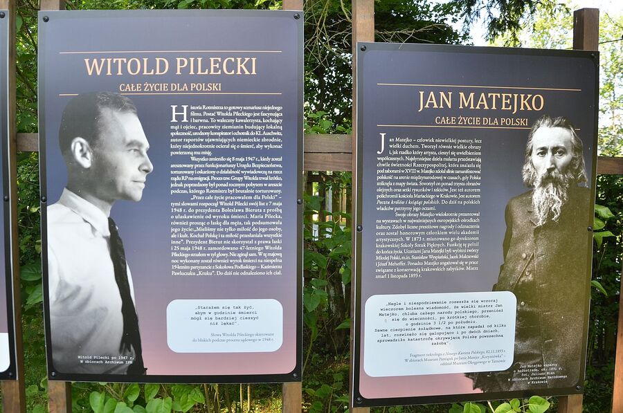 76. rocznica śmierci rtm. Pileckiego. Dworek Koryznówka, Nowy Wiśnicz. Fot. Janusz Ślęzak (IPN)