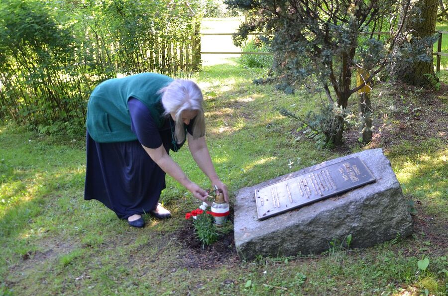 76. rocznica śmierci rtm. Pileckiego. Dworek Koryznówka, Nowy Wiśnicz. Fot. Janusz Ślęzak (IPN)