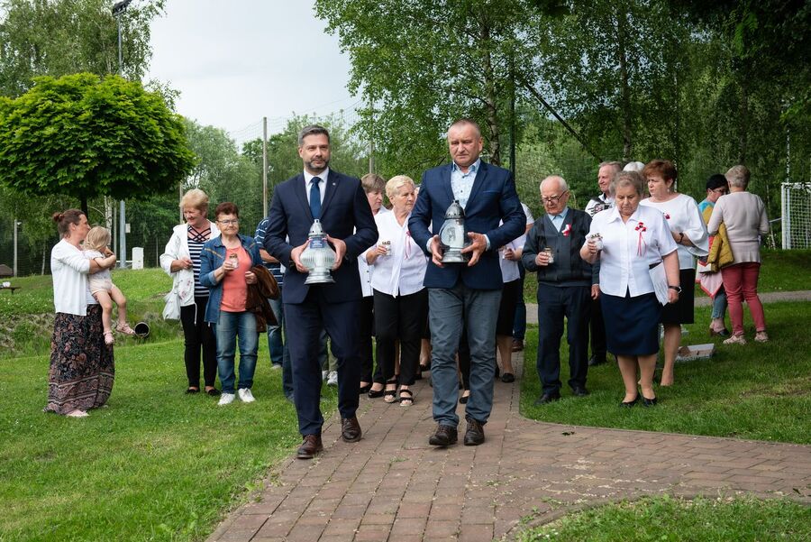 76. rocznica śmierci rtm. Pileckiego. Park w Nielepicach. Fot. Agnieszka Masłowska (IPN)