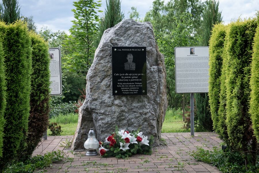 76. rocznica śmierci rtm. Pileckiego. Park w Nielepicach. Fot. Agnieszka Masłowska (IPN)