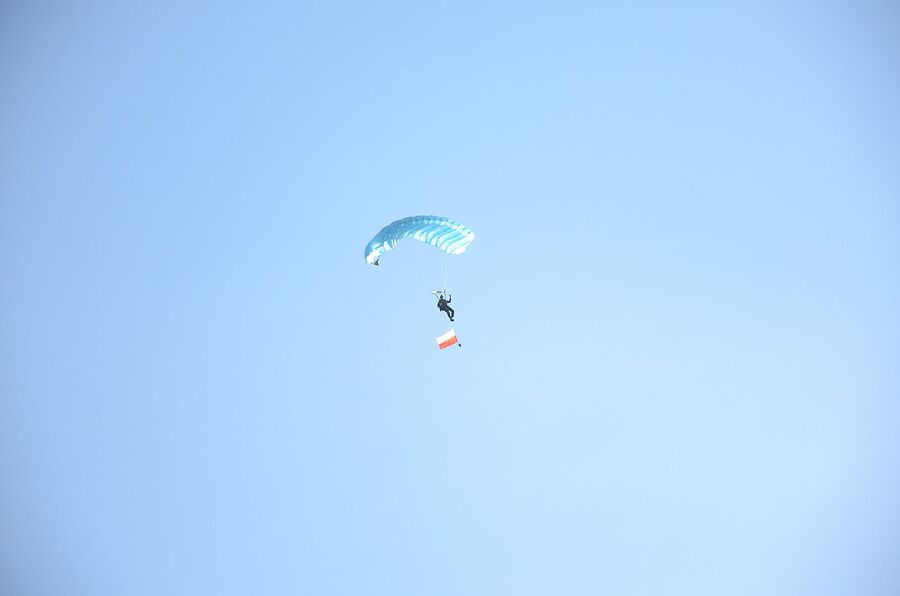 W Wierzbnie złożono hołd gen. Okulickiemu i cichociemnym. Fot. Filip Musiał (IPN)