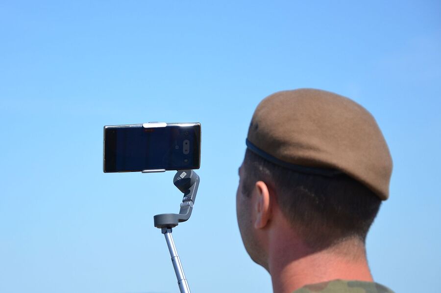 W Wierzbnie złożono hołd gen. Okulickiemu i cichociemnym. Fot. Filip Musiał (IPN)